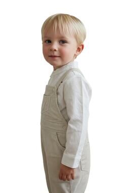 Edgehill Collection Megan Karp Oliver Linen Cotton Blend Overalls Set Size 2T